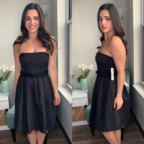 Eliza J Dresses & Skirts - Eliza J Black Strapless Dress